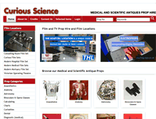 Tablet Screenshot of curiousscience.com